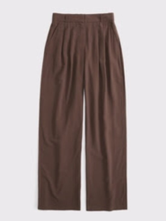 Abercrombie & Fitch Pants - Abercrombie & Fitch Curve Love Sloane Crepe Wide Leg Pant | Size 29R